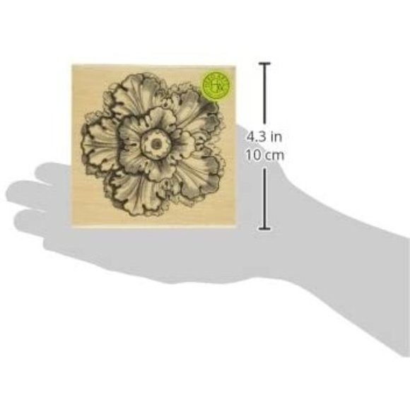 Hero Arts Etched Medallion Woodblock Stamp - Picture 2 of 5